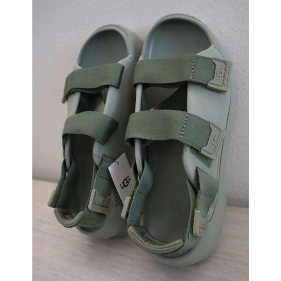 UGG 1153078 Men's Sz 8 Shaded Clover Green Stratus Lightweight Molded Sandals - Picture 11 of 13